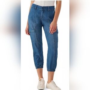 Sanctuary Modern Supply Denim  Cropped SZ 30 Blue NWT